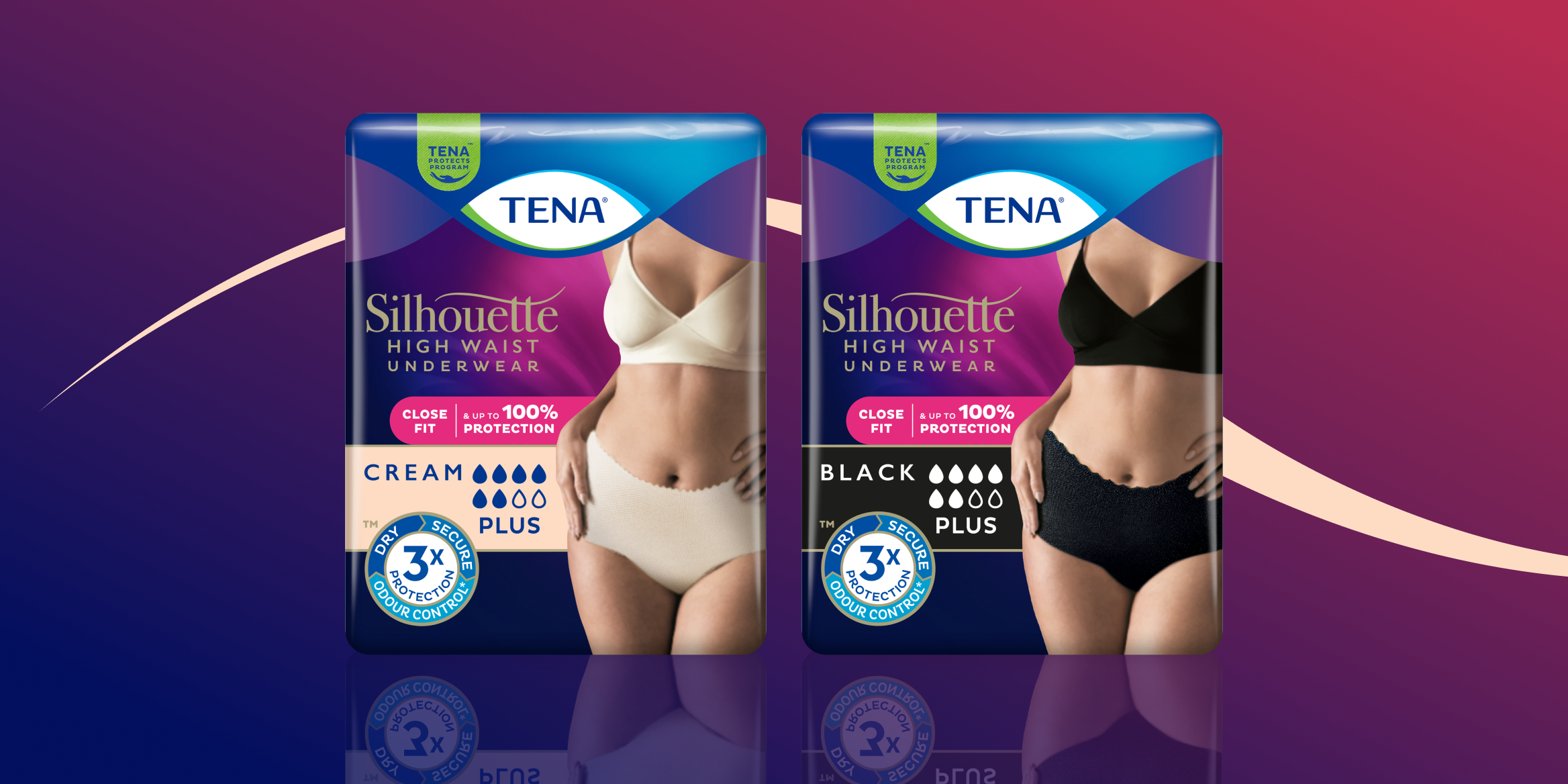 Συσκευασίες εσωρούχων για την ακράτεια Silhouette Συσκευασίες εσωρούχων για την ακράτεια Silhouette